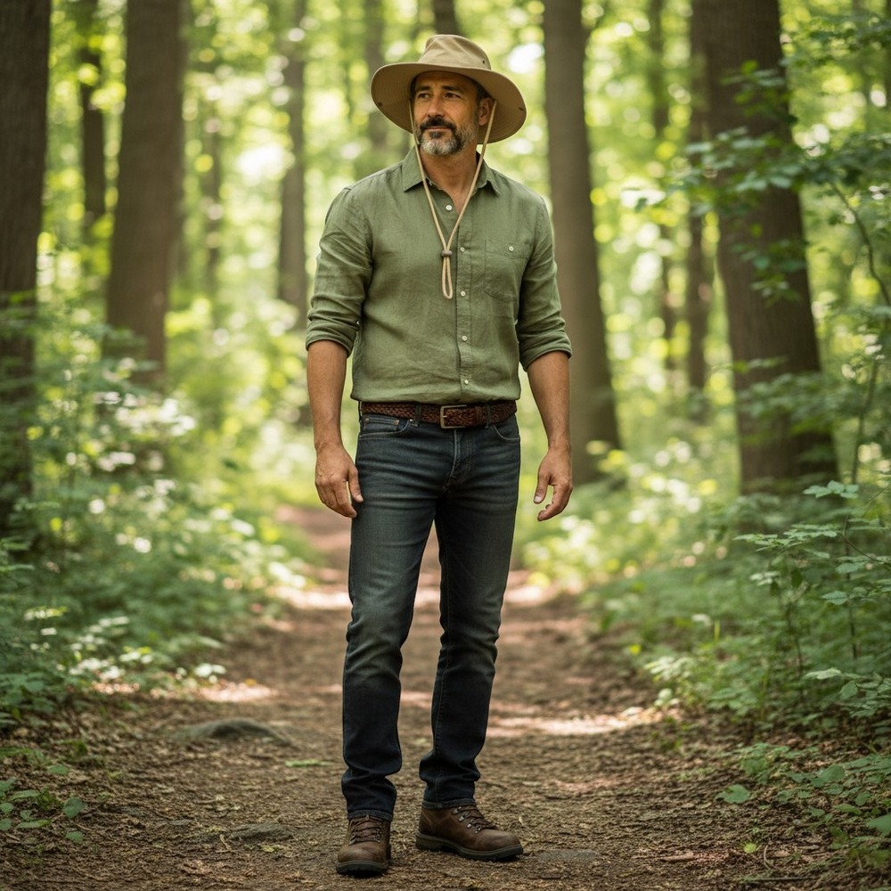 J Hats Outback Safari Hat L Tan Beige‎ Excellent Cotton Canvas Chin Strap Snap